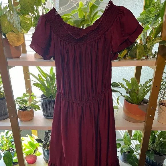 Old Navy | Dresses | Maroon Burgundy Off Shoulder Midi Dress Old Navy | Poshmark Old Navy | Dresses | Maroon Burgundy Off Shoulder Midi Dress Old Navy | Poshmark